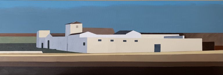 Malaga_redux. 12"X36"